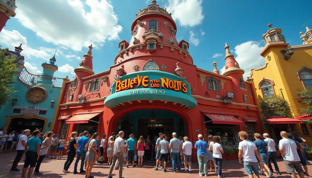 bizarre and interactive exhibits