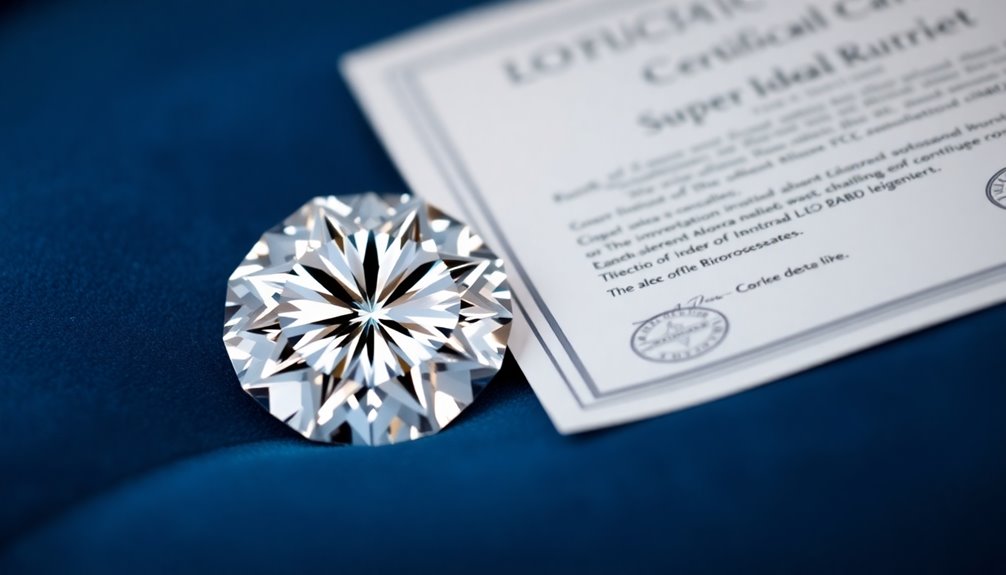 certification guarantees diamond quality