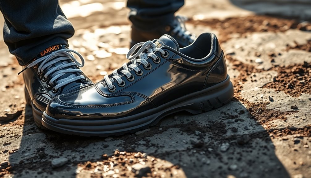 durable work shoe materials