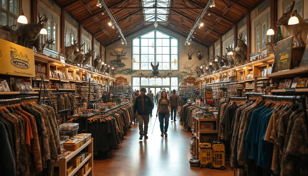 extensive outdoor gear selection