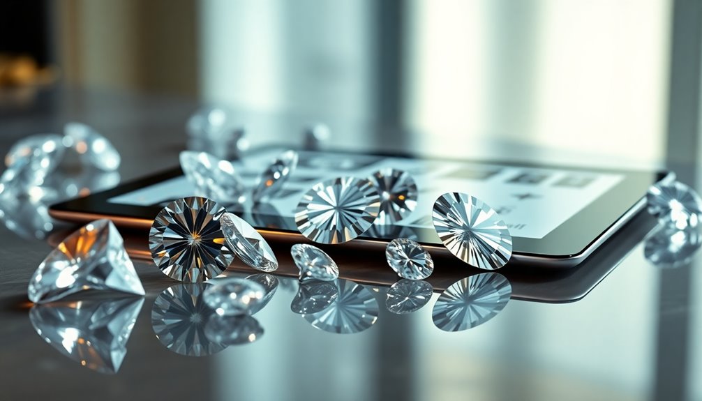 interactive diamond viewing experience