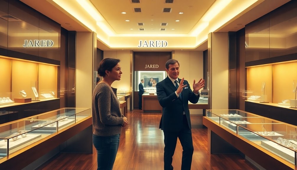 pleasant jewelry shopping experience