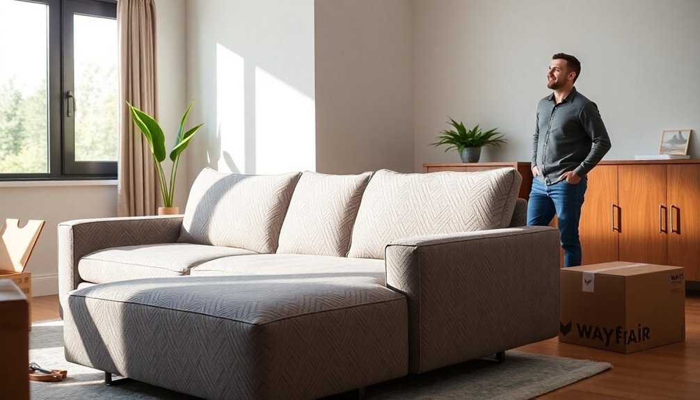 smooth furniture delivery experience