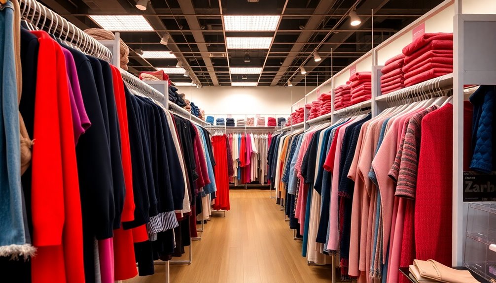 variety of clothing styles