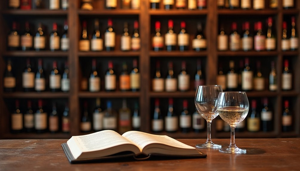 variety of wine options